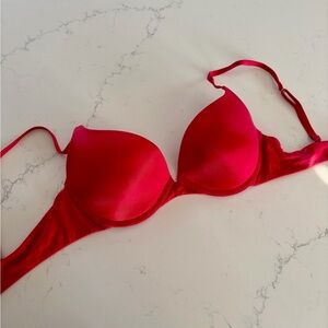 Daisy Fuentes Vibrant Red Pushup Bra - Women’s 34C